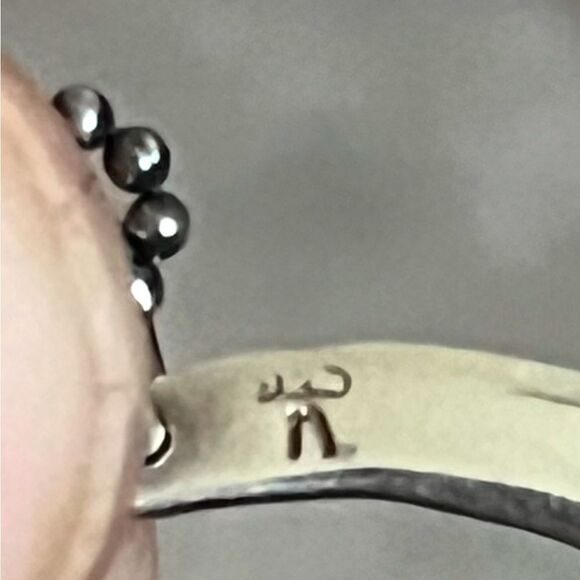 Helen Wang Hammered Sterling Silver Crescent Moon Necklace - Picture 6 of 6